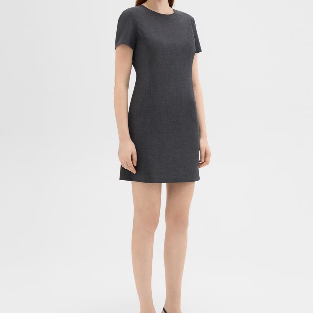 Gray wool dress by Theory in perfect condition!